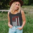 Axe Fire Dept American Flag Thin Red Line Unisex Tank Top