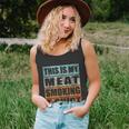 Bbq Smoker Themed Retro Vintage My Meat Smoking Unisex Tank Top