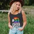 Christian Ally Inclusive Pride Clergy This Pastor Loves You Unisex Tank Top