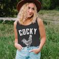 Cocky Rooster Unisex Tank Top