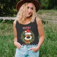 Cute Christmas Pug Mom Dog Lover Paw Merry Xmas Santa Hat Unisex Tank Top