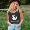 Distressed Earth Day Im With Her Science March Tshirt Unisex Tank Top