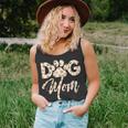 Dog Mom Cute Letter Print Pet Lover Funny Dog Paw Unisex Tank Top