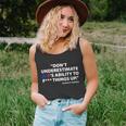 Dont Underestimate Joes Ability To FUCK Things Up Tshirt Unisex Tank Top