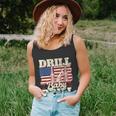 Drill Baby Drill American Flag Oilrig Oilfield Trash Unisex Tank Top