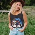 Eagle Mullet 4Th Of July Rainbow Usa American Flag Merica Gift V2 Unisex Tank Top