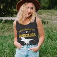 Easily Distracted By Dinosaurs Cute Gift Unisex Tank Top