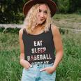 Eat Sleep Baseball Repeat Gift Baseball Player Fan Funny Gift Unisex Tank Top