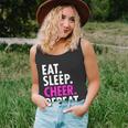 Eat Sleep Cheer Repeat Cheerleading Girls Women Gift Cute Great Gift Unisex Tank Top