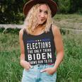 Elections The Only Thing Biden Knows How To Fix Tshirt Unisex Tank Top