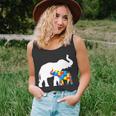 Elephant Puzzle Autism Parents Tshirt Unisex Tank Top