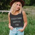 Everything Happens For No Reason V2 Unisex Tank Top