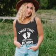 First Time Mommy 2022 Funny New Mom Promoted To Mommy Unisex Tank Top
