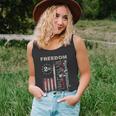 Freedom Over Fear 2Nd Amendment Patriotic Progun On Back Tshirt Unisex Tank Top