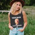 Funny Anti Biden Your Mask Is As Useless As Joe Biden Idiot Unisex Tank Top