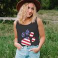 Funny Dog Paw American Flag Cute 4Th Of July Unisex Tank Top