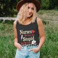 Funny For Nurses We Cant Fix Stupid But We Can Sedate It Tshirt Unisex Tank Top
