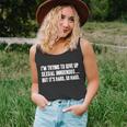 Funny Gift Sexual Innuendo Adult Humor Offensive Gag Gift Unisex Tank Top