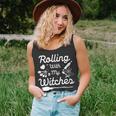 Funny Halloween Baker Cooking Witch Rolling With My Witches Unisex Tank Top