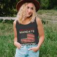 Funny Mandate Freedom Gift American Flag Support Cool Medical Freedom Gift Unisex Tank Top
