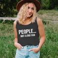Funny Sarcastic People Not A Big Fan Funny Gift For Introvert Quote Gift Unisex Tank Top