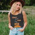 Here For The Pie Funny Thanksgiving Unisex Tank Top