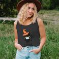 Hiss Off Cat Witch Hat Halloween Quote Unisex Tank Top