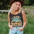 I Hate Pulling Out Boating Funny Retro Boat Captain V2 Men Women Tank Top Graphic Print Unisex