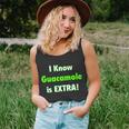 I Know Guacamole Is Extra Unisex Tank Top