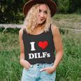 I Love Dilfs I Heart Dilfs Tshirt Unisex Tank Top