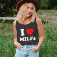 I Love Heart Milfs Tshirt Unisex Tank Top