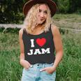 I Love Jam I Heart Jam Unisex Tank Top