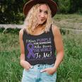 I Wear Purple Alzheimers Disease Awareness Tshirt Unisex Tank Top