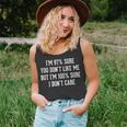Im 97 Percent Sure You Dont Like Me Unisex Tank Top