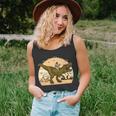 Jesus Riding T-Rex Dinosaur Funny Vintage Unisex Tank Top