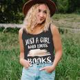Just A Girl Who Loves Books Readers Unisex Tank Top