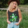 Love Gnomes Irish Shamrock St Patricks Day Four Leaf Clover Men Women Tank Top Graphic Print Unisex