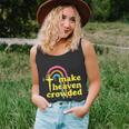 Make Heaven Crowded Cute Christian Missionary Pastors Wife Meaningful Gift Unisex Tank Top