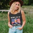 Merry 4Th Of July Biden Bike Bicycle Falls Off Funny V3 Unisex Tank Top