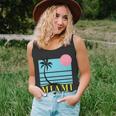 Miami Beach Sunset Unisex Tank Top