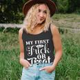 My Firts Trick Or Treat Halloween Quote Unisex Tank Top