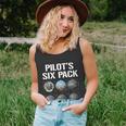 Pilots Six Pack Gift Funny Pilot Aviation Flying Gift Unisex Tank Top