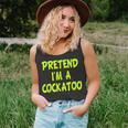 Pretend Im A Cockatoo Funny Halloween Party Costume Gift Men Women Tank Top Graphic Print Unisex