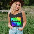 Proud Mom Gay Lesbian Lgbtq Pride Rainbow Mothers Day Gift V2 Unisex Tank Top