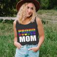 Proud Mom Lgbtmeaningful Giftq Gay Pride Ally Lgbt Parent Rainbow Heart Gift Unisex Tank Top