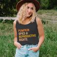 Pumpkin Spice Reproductive Rights Cool Gift Fall Feminist Choice Gift Unisex Tank Top
