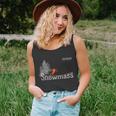 Retro Snowmass Colorado Distressed Skiing Unisex Tank Top