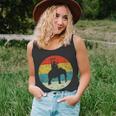 Retro Vintage Man Riding Elephant Unisex Tank Top