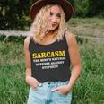 Sarcasm The Minds Natural Defense Unisex Tank Top