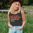 Save The Bees Plant More Trees Clean The Seas Titties Vintag Unisex Tank Top